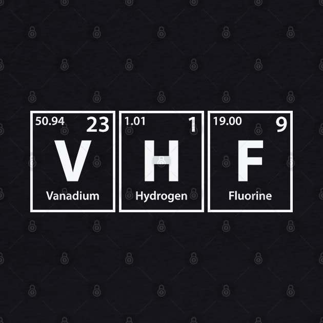 Vhf (V-H-F) Periodic Elements Spelling by cerebrands